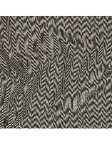 Tissu chevrons stretch fin - Taupe