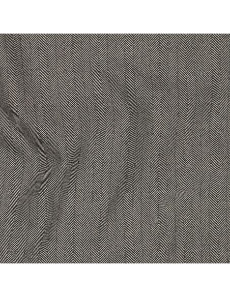 Tissu chevrons stretch fin - Taupe