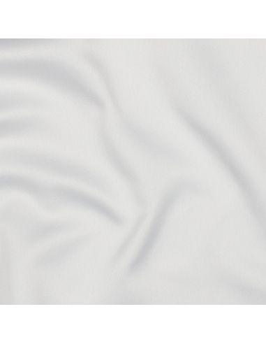 Tissu micro satin touché soie - Blanc cassé