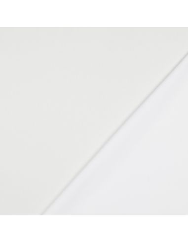Tissu micro satin touché soie - Blanc cassé