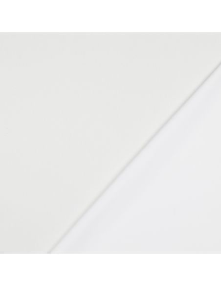 Tissu micro satin touché soie - Blanc cassé