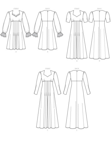 Patron de robe - Butterick 6586