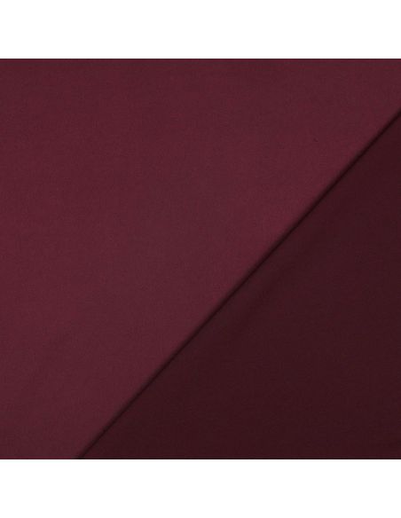 Tissu micro satin touché soie - Bordeaux