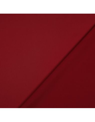 Tissu micro satin touché soie - Rouge foncé