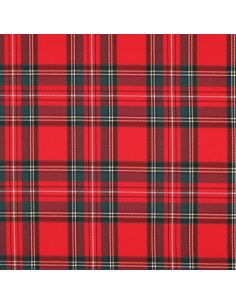 Tissus tartan écossais - Rouge 2