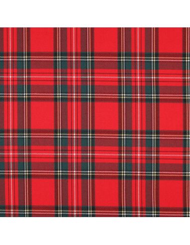 Tissus tartan écossais - Rouge
