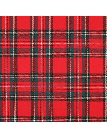 Tissus tartan écossais - Rouge