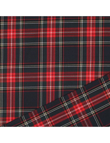 Tissus tartan écossais - Navy