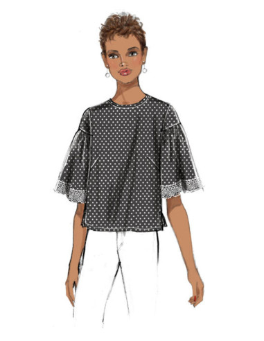 Patron de haut - Butterick 6592