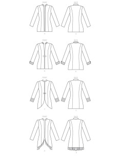 Patron de veste - Butterick 6602 2