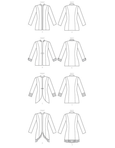 Patron de veste - Butterick 6602