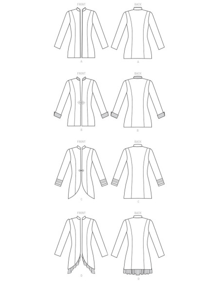 Patron de veste - Butterick 6602