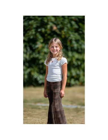 Tissu panne de velours animal - Sauvage