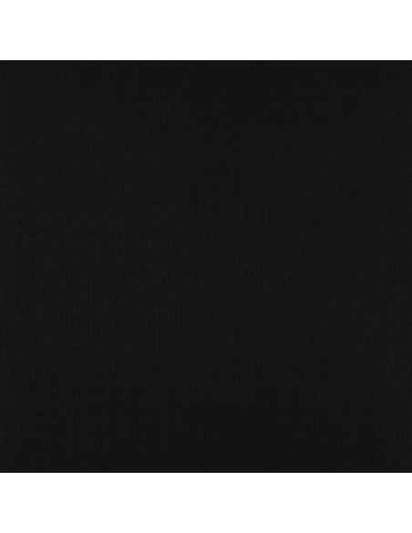 Tissu jersey bord côte côtelé - Noir