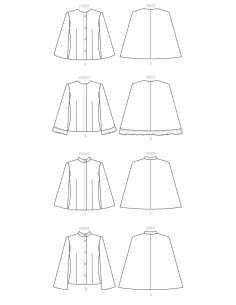 Patron de cape - Butterick 6603 2