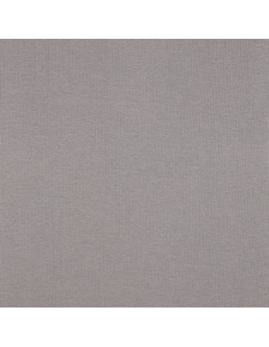 Tissu jersey bord côte côtelé - Gris
