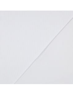 Tissu jersey bord côte côtelé - Blanc 2