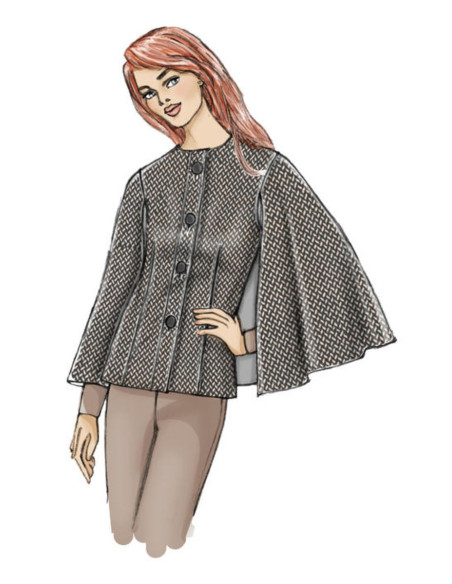 Patron de cape - Butterick 6603