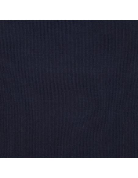 Tissu jersey bord côte côtelé - Bleu marine