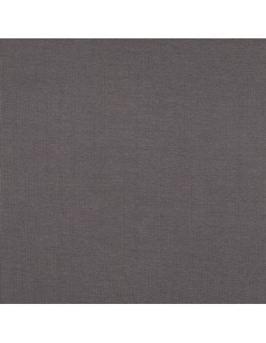 Tissu jersey bord côte côtelé - Gris foncé