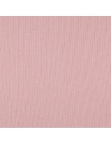 Tissu jersey bord côte côtelé - Blush