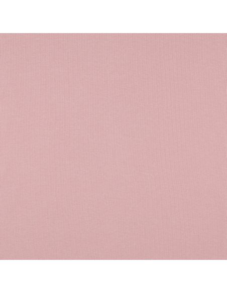 Tissu jersey bord côte côtelé - Blush