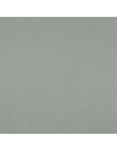 Tissu jersey bord côte côtelé - Vert de gris