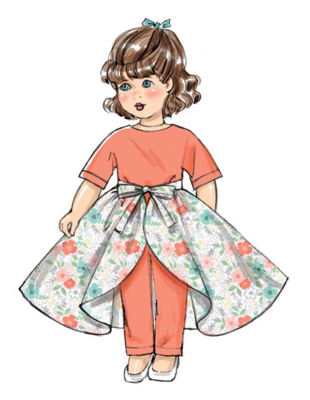Patron de vêtement pour poupée - Butterick 6606