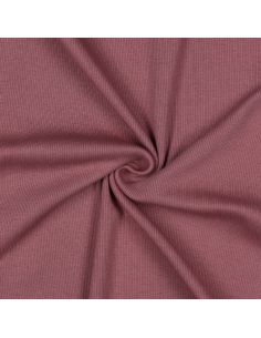 Tissu jersey bord côte côtelé - Baies