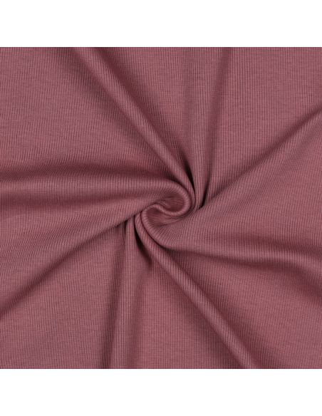 Tissu jersey bord côte côtelé - Baies
