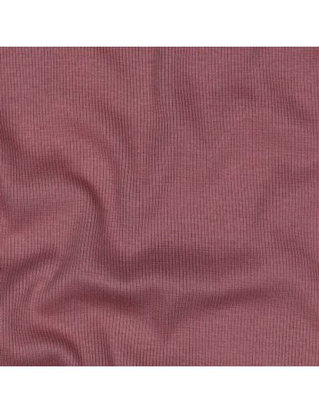 Tissu jersey bord côte côtelé - Baies