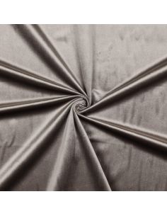 Tissu velours luxe d'ameublement - Taupe