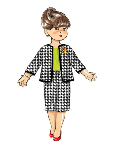 Patron de vêtement pour poupée - Butterick 6606