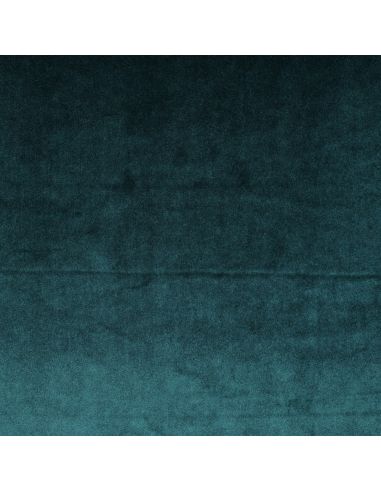 Tissu velours luxe d'ameublement - Bleu pétrole