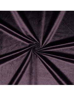 Tissu velours luxe d'ameublement - Aubergine