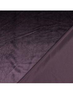Tissu velours luxe d'ameublement - Aubergine 2