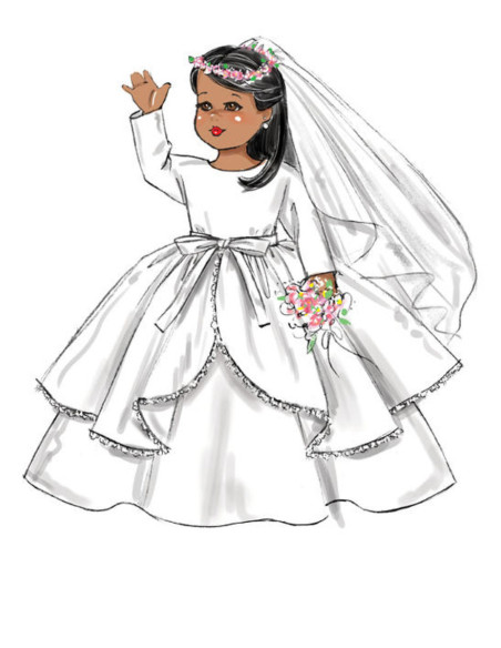 Patron de vêtement pour poupée - Butterick 6606