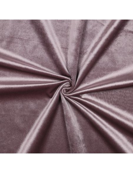 Tissu velours luxe d'ameublement - Lilas