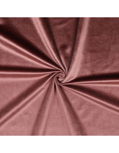 Tissu velours luxe d'ameublement - Vieux rose