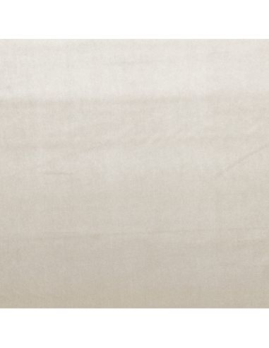 Tissu velours luxe d'ameublement - Écru
