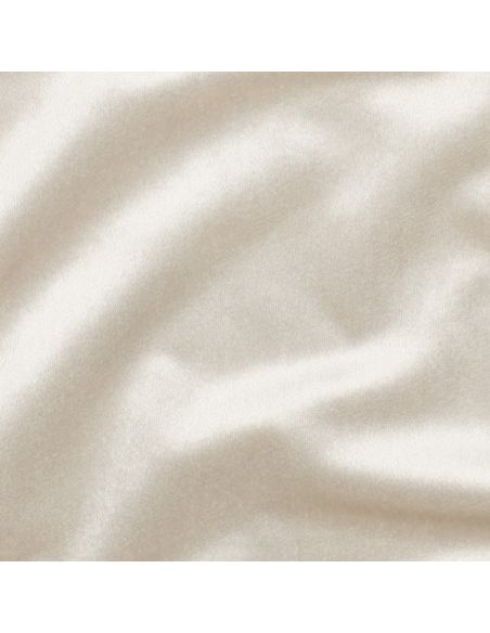 Tissu velours luxe d'ameublement - Écru