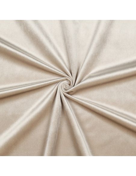 Tissu velours luxe d'ameublement - Champagne
