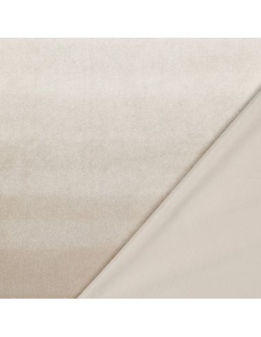Tissu velours luxe d'ameublement - Champagne