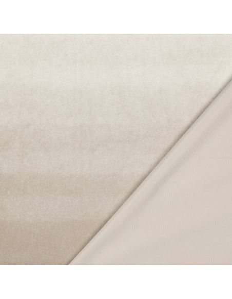 Tissu velours luxe d'ameublement - Champagne