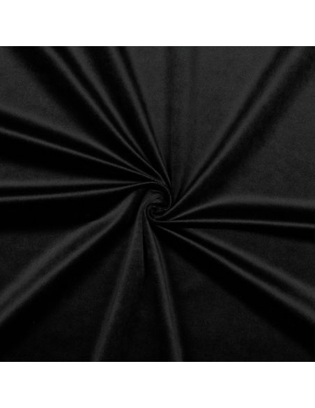 Tissu velours luxe d'ameublement - Noir