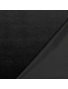 Tissu velours luxe d'ameublement - Noir 2