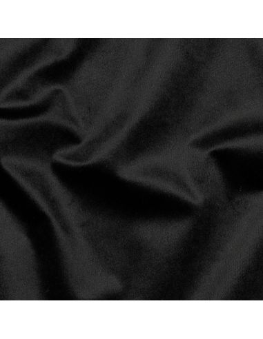 Tissu velours luxe d'ameublement - Noir