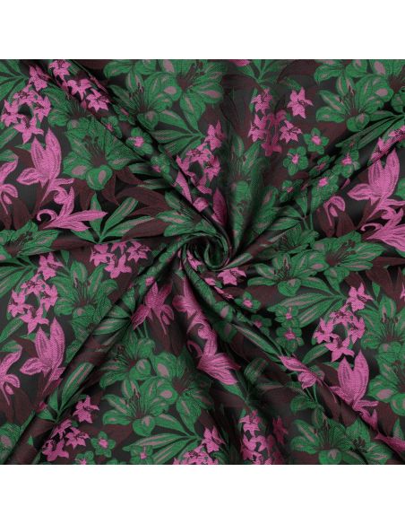 Tissu jacquard- Iris