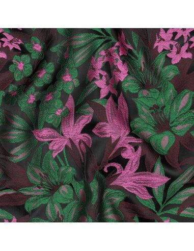 Tissu jacquard- Iris