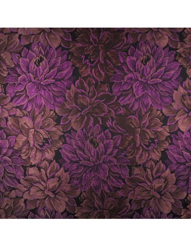 Tissu jacquard- Pivoine